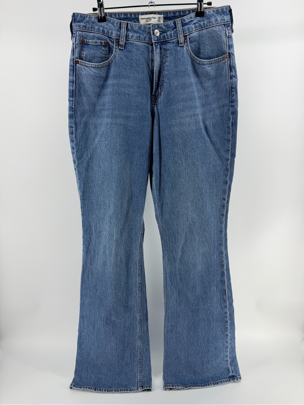 Abercrombie & Fitch Curve Love High Rise Bootcut Jeans, Women's 29 Long